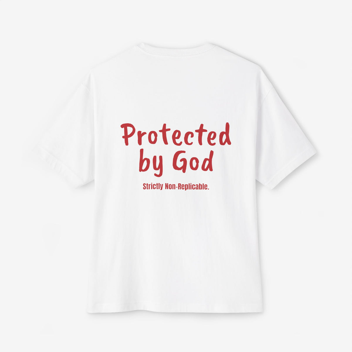 Protected by God Oversized Boxy T-Shirt