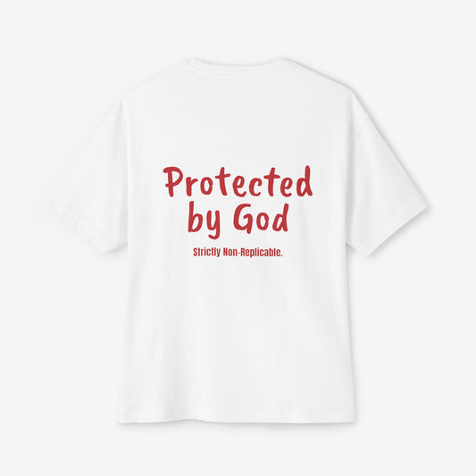 Protected by God Oversized Boxy T-Shirt
