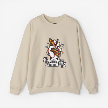 Diamond Hands on the Last Slice Sweatshirt