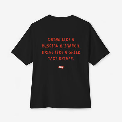 Drink Like a Russian Oligarch Oversized Boxy T-Shirt
