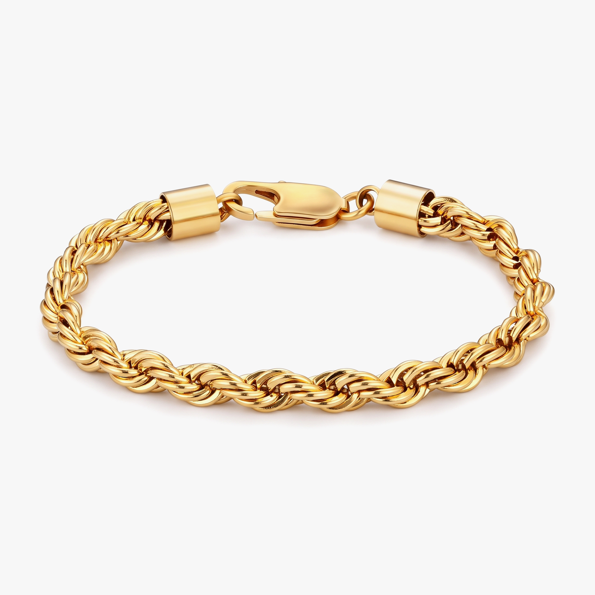 6mm Twisted Rope Bracelet for Men | Biren
