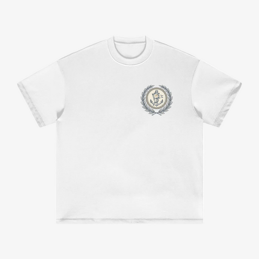 Founders Club Yacht Crest Heavyweight Earth Tone Tee