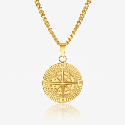 Compass Pendant Necklace