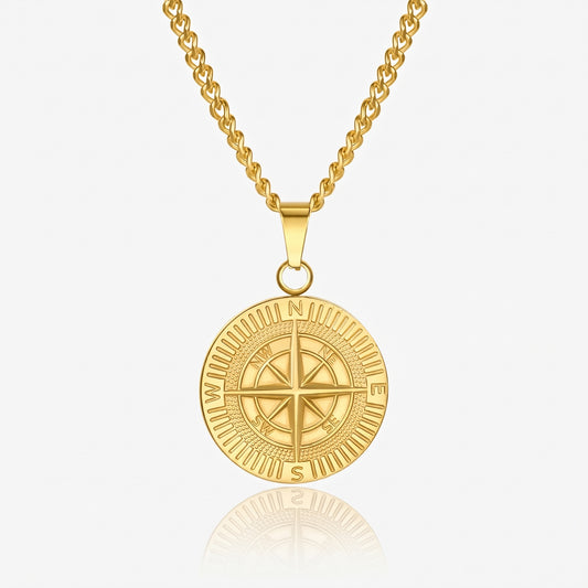 Compass Pendant Necklace