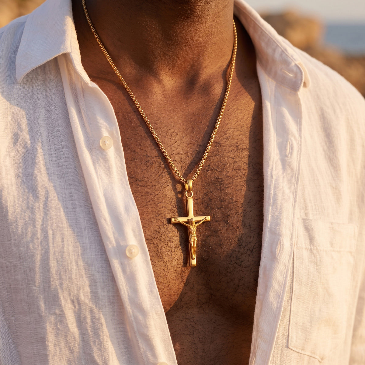 Crucifix Pendant Necklace