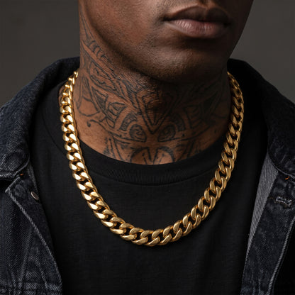 Cuban Link Chain Necklace 10mm