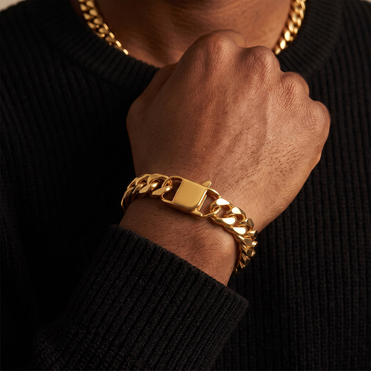 Cuban Link Rombo Bracelet 13mm