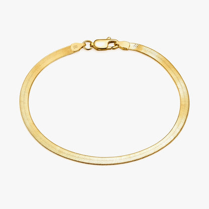 Herringbone Chain Bracelet 3mm