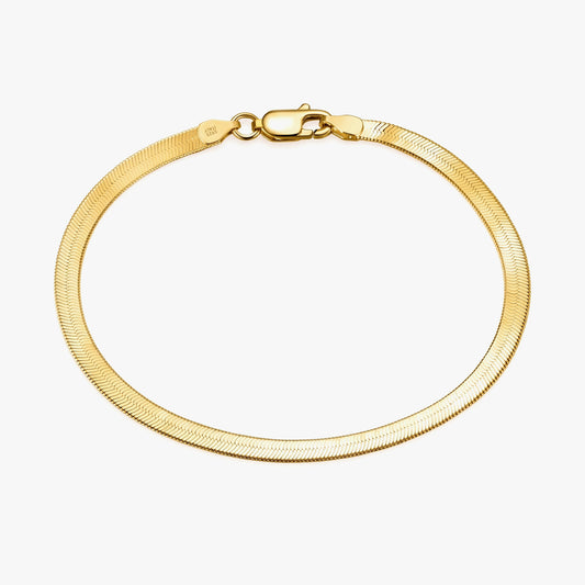 Herringbone Chain Bracelet 3mm