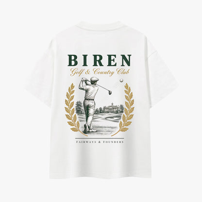 Golf Club Boxy Oversized Heavyweight T-Shirt