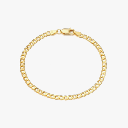 Cuban Link Bracelet 3mm 925 Sterling Silver