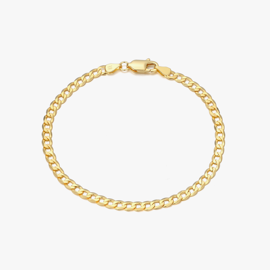 Cuban Link Bracelet 3mm 925 Sterling Silver