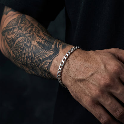 Cuban Link Bracelet 5mm 925 Sterling Silver