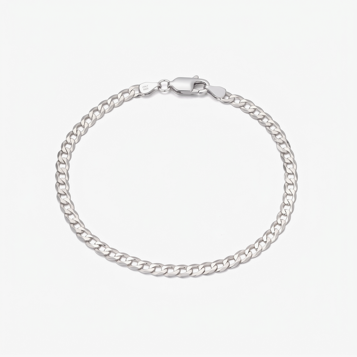 Cuban Link Bracelet 3mm 925 Sterling Silver