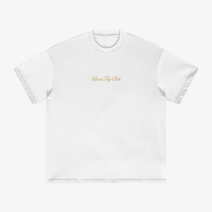 White t-shirt on a white background