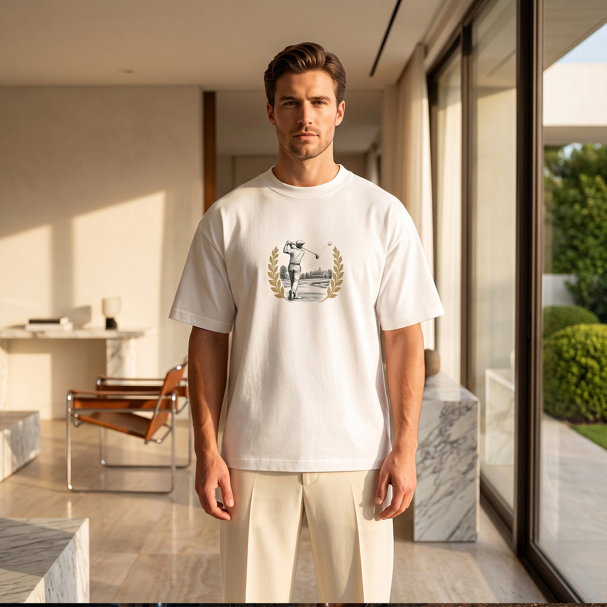 Golf Club Boxy Oversized Heavyweight T-Shirt