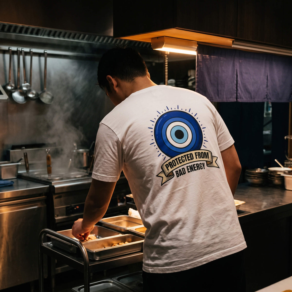 Protected From Bad Energy Nazar Evil Eye Graphic T-Shirt